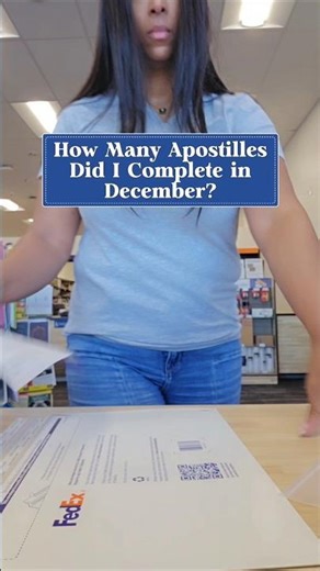 December 2025 Apostille Work Summary #notary #notarybusiness #apostilleservices