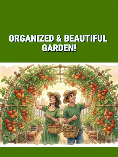 Create Your Own Tomato Arch Trellis