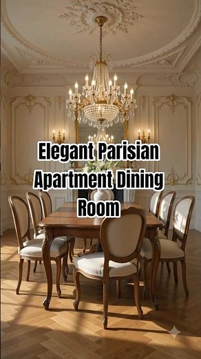 Elegant Parisian Apartment Dining Room Renovation | Luxury European Interior Design
