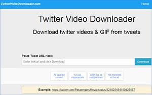 Free twitter video downloader