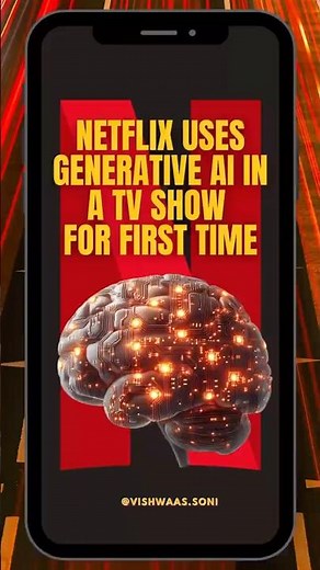 Netflix uses Generative AI in a TV show for the first time!