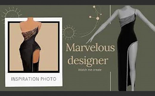 Marvelous Designer 10制作复杂的衣服!