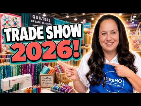 Come With Me to H+H Americas 2026! Crafting Trade Show Tour | Gifted Crafters Morning Show