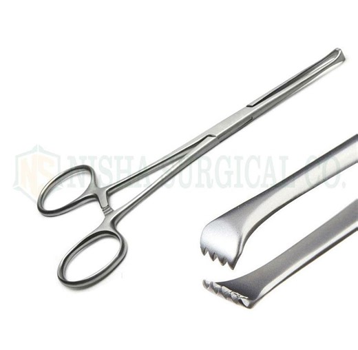 2 Pcs Allis Tissue Forceps German Steel Surgical Clamp Gynecology Instrument Medical Veterinary Tool