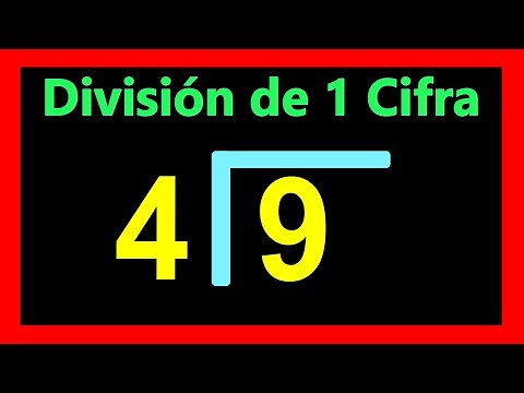 ✅👉 Divisiones de 1 Cifra Paso a Paso ✅Como Dividir por 1 Cifra
