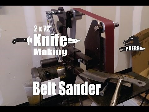 DIY 2x72 Knife Making Belt Sander how to make