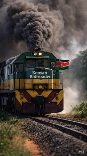 Powerful GE Locomotive in Action