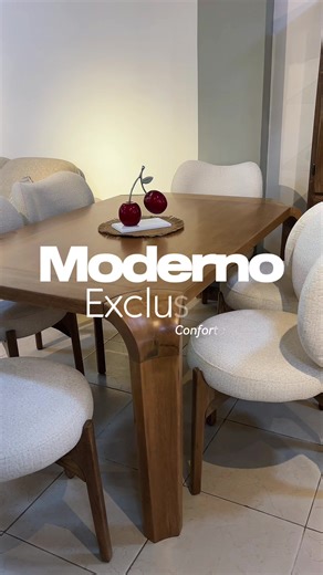 Comedor elegante en madera: diseño, calidad e innovación