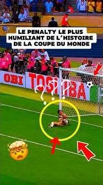 The MOST humiliating penalty in World Cup history 😳⚽ #soccer