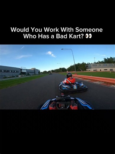 Would You Work With Someone Who Has a Bad Kart? 👀🤝 #karting #automobile