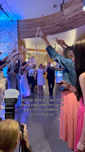 1.8K views | PRO TIP: Always choose a venue with a solid rain...