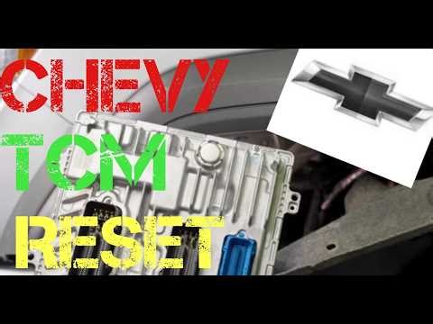 How to Reset a TCM, Transmission Control Module ON ANY Chevy CLEAR CODES Resetting Methods
