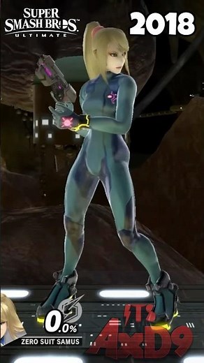 Every Zero Suit Samus Taunt in Smash Bros. History #shorts #smashbros #zerosuitsamus #nintendo