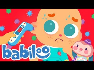 Sick Song With Lyrics 🥺 Poor Baby Is Sick 🌡️ #kidsvideo 🌈 #NurseryRhymes & #KidsSongs