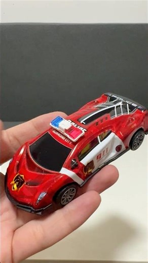 Red Police Car ASMR | Touch Sounds Only | No Talking