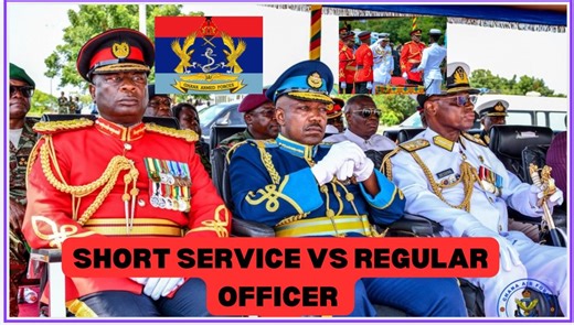 Difference Between Short Service and Regular Officer in the Ghana Military | The Military News