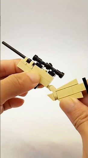 Brick Gun M24 Sniper Rifle - Offbrand Lego Build
