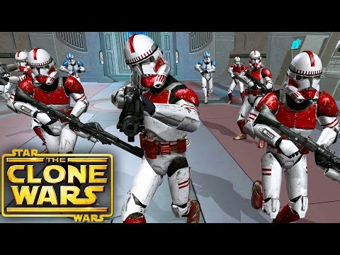 REMASTER MOD 2026! Coruscant Guard Clones vs Battle Droids - Star Wars: Battlefront 2 (2005, 4K)
