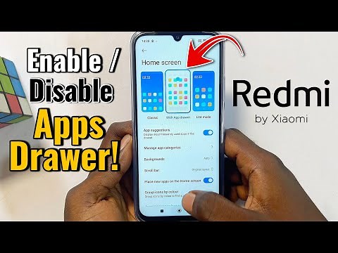How to Enable or Disable App Drawer on Xiaomi Phones!
