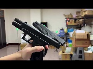GHK G17 GEN3 VS G45 G45 GEN5 MOS GBB Shooting Test(實測出乎意料~GHK G17 VS G45)