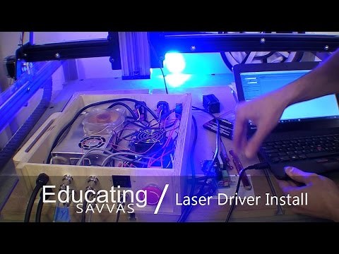 Installing Laser Driver Board into CNC Controller Box / GRBL - Part 2