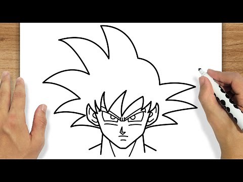COMO DESENHAR O GOKU | DRAGON BALL