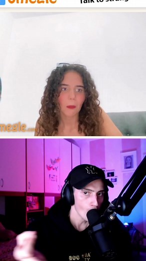 Engaging Conversations with Curly-Haired Guest