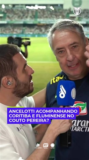 É VOCÊ, ANCELOTTI?🤣🇧🇷 O sósia do técnico da seleção brasileira está presente para acompanhar o duelo entre Coxa e Flu! Quais jogadores estão na mira dele? 👀 ➡️ Veja as principais notícias sobre o Campeonato Brasileiro 2026 em R7.com/esportes. O link está na bio. #PortalR7 #R7 #BrasileirãoNaRECORD