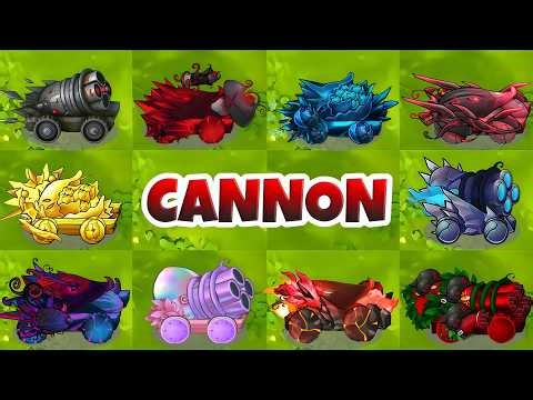 PVZ Fusion 3.4 Challenge - All CANNON Plants Fusion Showcase!!