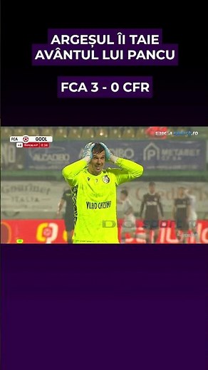 FC Argeș 3 - 0 CFR Cluj. Piteștenii i-au tăiat avântul lui Daniel Pancu