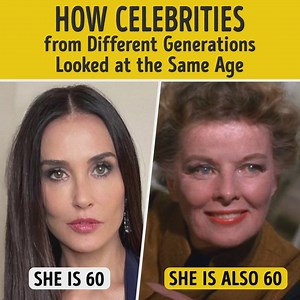 How Celebrities from Different Generations Looked at the Same Age | Bright Side