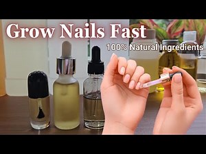Stronger, Faster-Growing Nails | DIY Cuticle Oil | All-Natural Ingredients
