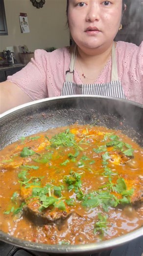 Fish Curry Nepali style😋 #fishcurry #food #foodie #nepalifoodiemom #nepalifood #nepalistyle #curry