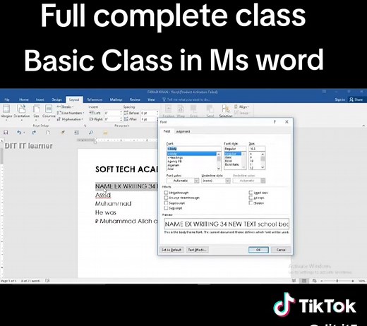 Basic MS Word Class - Complete Beginner Guide