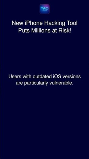 New iPhone Hacking Tool Puts Millions at Risk!