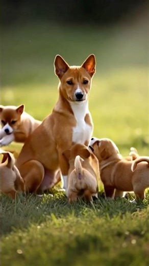 My Basenji doesn’t bark… he just yodels like a dramatic opera singer 😂🎤