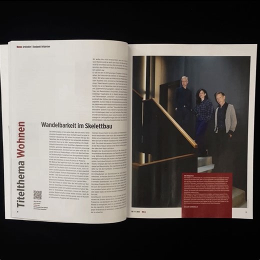 Edelaar Mosayebi Inderbitzin on Instagram: "DBZ Deutsche Bauzeitschrift 12/2025 @dbz_deutschebauzeitschrift article about ‚Wandelbarkeit im Skelettbau‘ ‚Vielfältig Wohnen auf kleinem Raum‘ ‚Adaptionen für ein zweites Leben‘ . . . . . #emiarchitekten #emiarchitects #emi #architektur #architecture @christianinderbitzin @mosayebielli @ronedelaar"