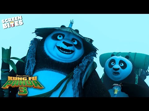 Travelling To The Hidden Panda Village | Kung Fu Panda 3 (2016) | Screen Bites