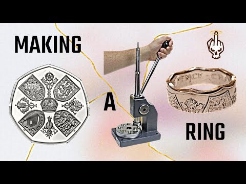 DIY Coin Ring Making – Turning a British 50p Coin Into a Stunning Ring