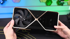 Unreleased RTX Titan Ada prototype showcased, 48GB VRAM, dual 16-pins — 'The biggest GPU I've ever held in my hand'