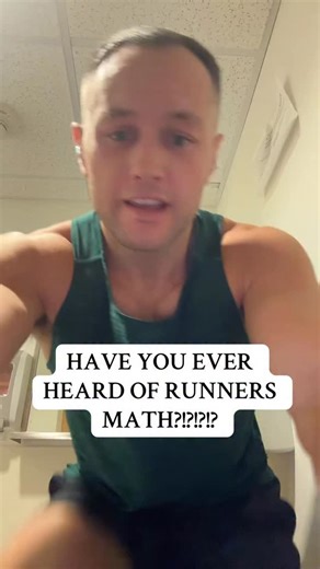 What’s your “runners math” story?!? Have you ever heard of runners math?!?! #run #runner #marathon #runnersmath | Dr. Tommy Martin