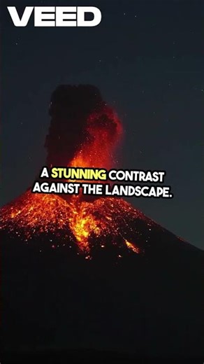 Stunning Slow Motion Volcano Eruption! #viral