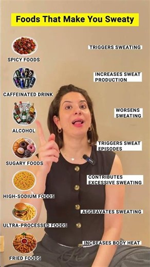 Foods that make you sweaty 🥵