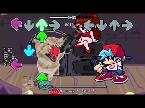 This cat doesn't need autotuned - Fnf vs RapCat