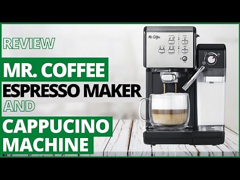 Mr. Coffee One-Touch CoffeeHouse Espresso Maker and Cappuccino Machine Review