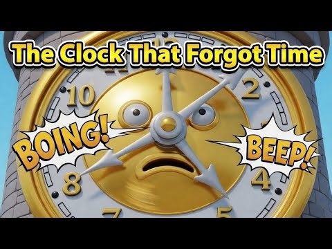 The Clock That Forgot Time ⏰ | Beautiful English Cartoon Story for Kids