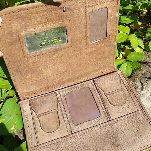 Vintage 1930's-40's Leather Egyptian Souvenir Handbag/satchel - Etsy