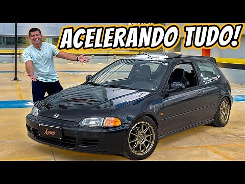 Honda Civic VTI 1992 - Esse carro causou ESPANTO quando foi lançado! (ft. ‪@PotenciaTotal_oficial‬ )