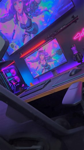 ❲ℂ𝕐𝔹𝔼ℝ 𝔾𝕀ℝ𝕃❳ #asus #asusrog #cyberpunk #desksetup #gamingsetup #pcbuild #pcgaming #pcsetup #rog