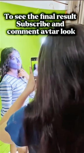 Comment avtar look to see the final result ✨💕 #ytshorts #avtarlook #avtarmakeuplook #makeupartist